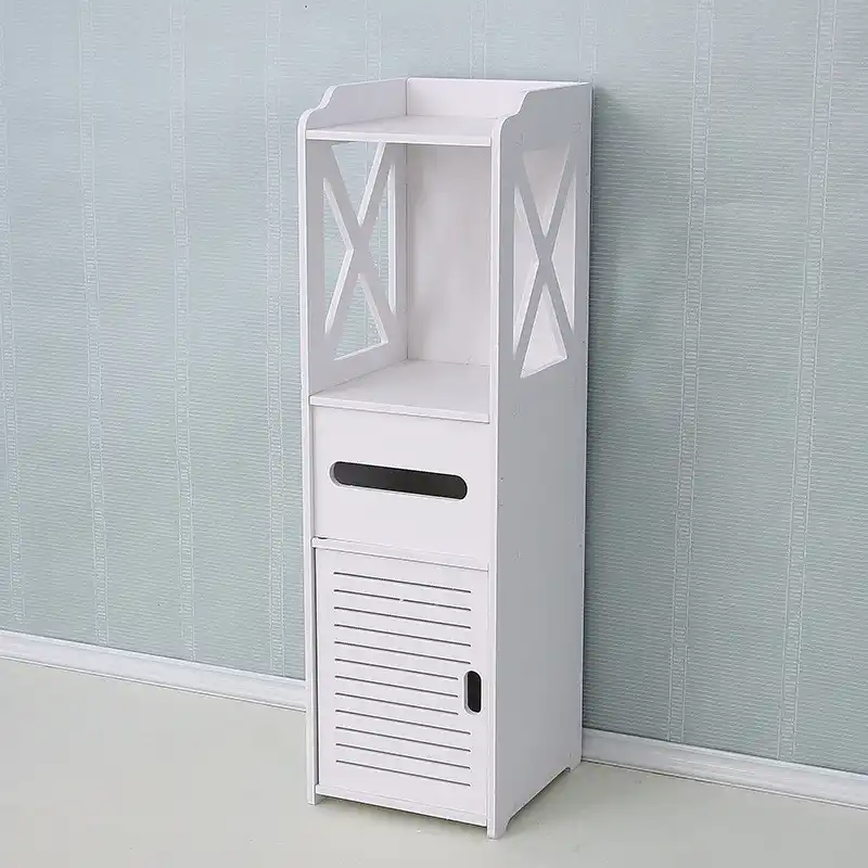 Floor Standing Bathroom Cabinet Toilet Home Furniture Side Cabinet Waterproof Wood Plastic Board Shelf Storage Rack Organizer Aliexpress