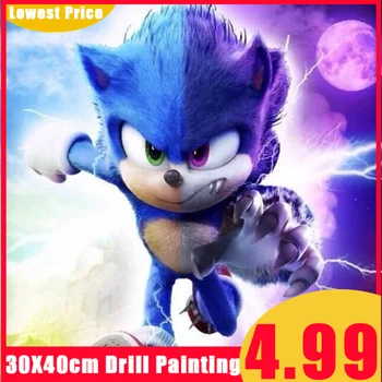 

5D DIY Diamond Painting Full Square/Round Drill "Cute Hedgehog" Cartton Diamond Embroidery Cross Stitch Mosaic Home Decor Gift