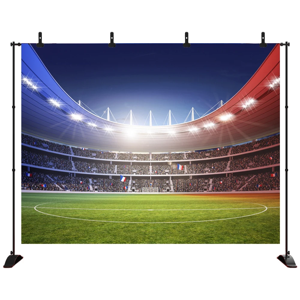 

Baby Birthday Photography Backdrops Football Field Backgrounds Children Portrait Photophone For Photo Studio Props