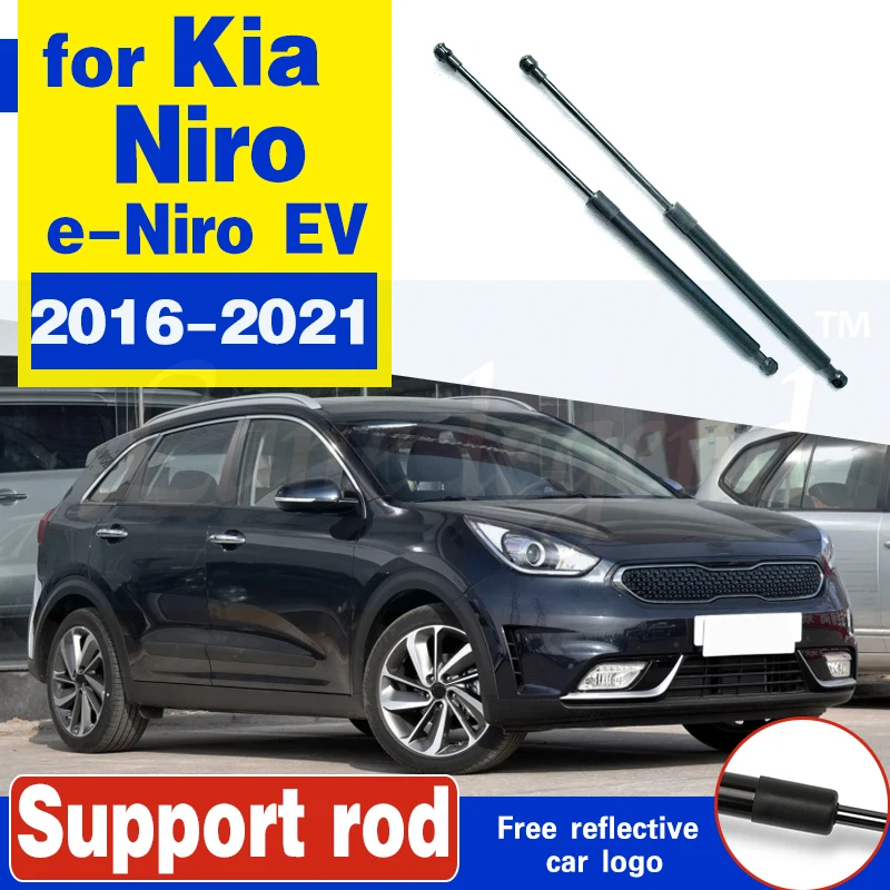 Per Kia Niro (De) E-Niro Ev 2016-2021 2X Cofano Cofano Anteriore Modifica Ammortizzatori A Gas Supporto Di Sollevamento Ammortizzatore
