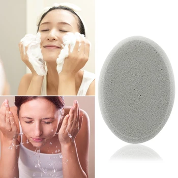

Oval Stone Puff Sponge Face Foundation Powder Cream Makeup Remover Sponge Deep Cleaning Wash Face Clean Care Tool