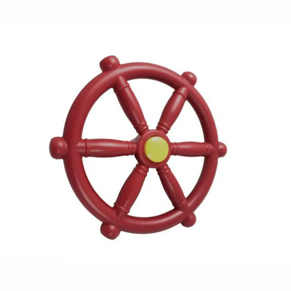 12 Inch Steering Wheel Pirate Game Accessory Swingset For Kids Outdoor Playhouse Treehouse Backyard