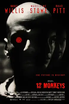 

12 MONKEYS MOVIE Art print Silk poster Home Wall Decor