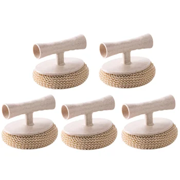 

5pcs Pratical Cleaning Brushes Short Handle Kitchen Supplies Cleaning Tools Useful Bowl Sink Cleaning Brushes