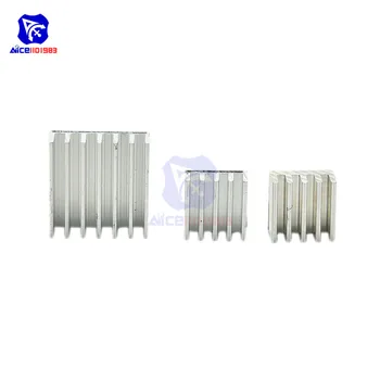 

diymore 3 Size of Heatsink Fans Pure Cooler Adhesive Kit for Raspberry Pi 3 Raspberry Pi 4 Heat Sink