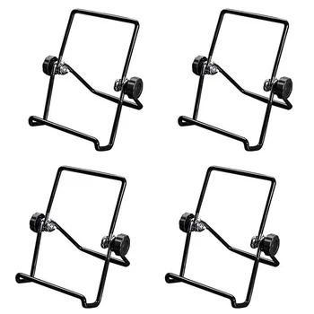 

4Pcs Multi Purpose Picture Stand for Display Tablet, Book Reading Stand for Cookbook Recipe, Desktop Plate Stand Record Frame Ho
