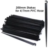 SPRYCLE 50-1000PCS Garden Drip Irrigation 1/4" Support Stake Fixed Stems Holder 11cm 20cm Fit 4/7mm Hose Pipe Inserting Ground 5