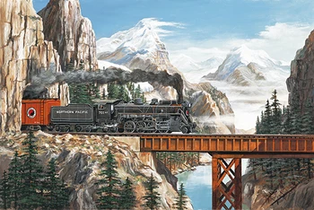 

Train out of the hole drawing by numbers Digital Oil painting by numbers wall decoration frames Fills Art supplies Tools