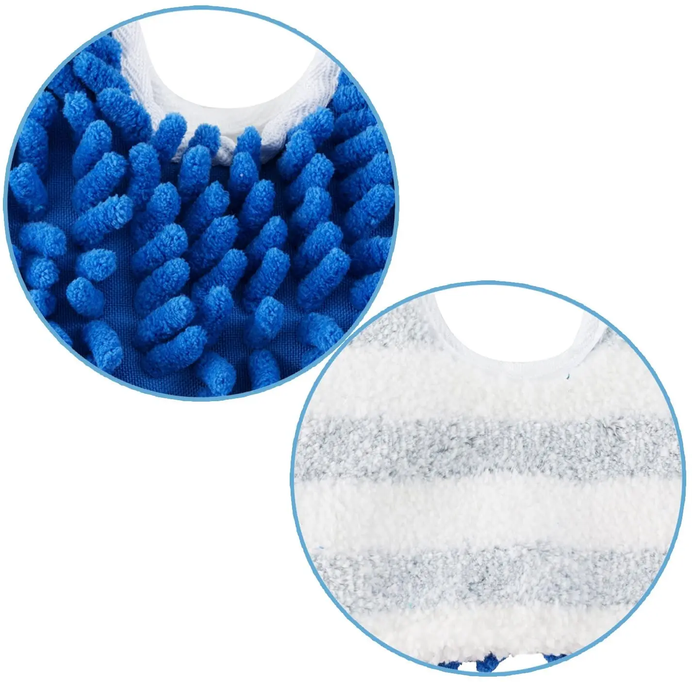 Microfiber Head Floor Mops Replacement Mop Head Flip Mop Refills Replacement Pads Home Floor Kitchen Living Room Cleaning Tools