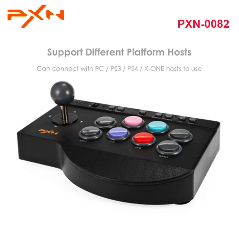 

NEW PXN 0082 Gamepad Arcade Wired Joystick Game Controller USB Interface For PC PS3 PS4 Xbox One Gaming Support Nintendo Switch