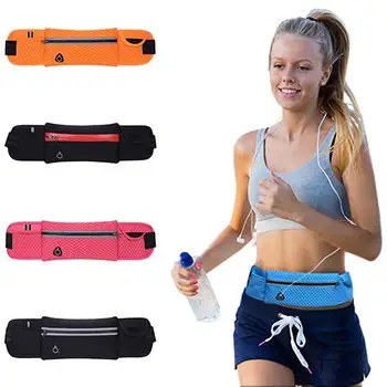 

Nerka Unisex Anti-theft Slim Cell Phone Waist Bag Zip Bags Waterproof Mobile Phone Belt Bag Heuptas поясная сумка