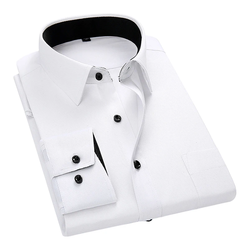 High Quality Men Shirt 2020 Spring Long Sleeve Dress Formal Business Work Shirt Men Twill Shirts Slim Fit Man White Shirts DS378 High Quality Men Shirt 2020 Spring Long Sleeve Dress Formal Business Work Shirt Men Twill Shirts Slim Fit Man White Shirts DS378
