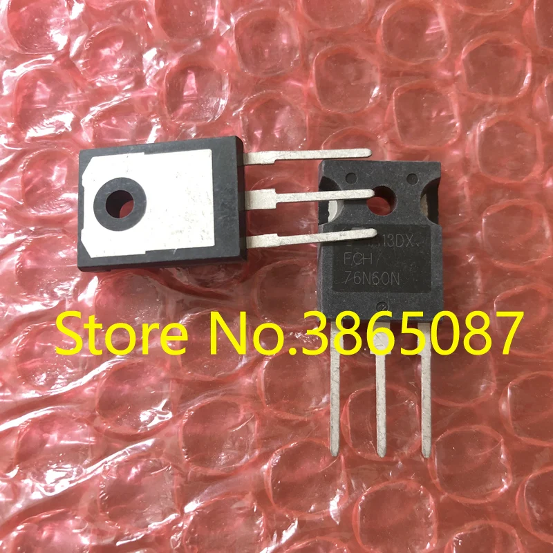 FCH76N60N OR FCH76N60NF 76N60NF TO-247 POWER MOSFET TRANSISTOR MOS FET TUBE 20PCS/LOT ORIGINAL NEW | Электроника