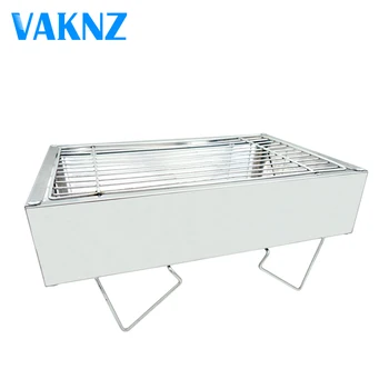 

Genuine Vaknz tainless Steel Home or Outdoor BBQ Grill Folding BBQ Grill Mini BBQ Grill Barbecue