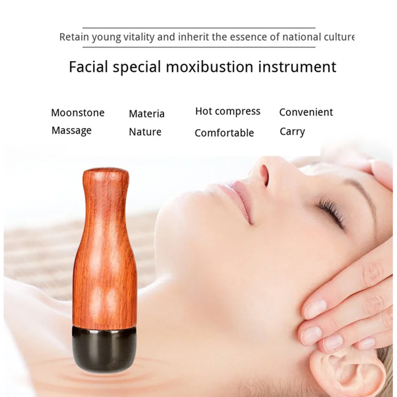 

Meteorite Beauty Instrument Chinese Intelligent Warm Massage Equipment USB Charging Warm Moxibustion Stick Massage For Face