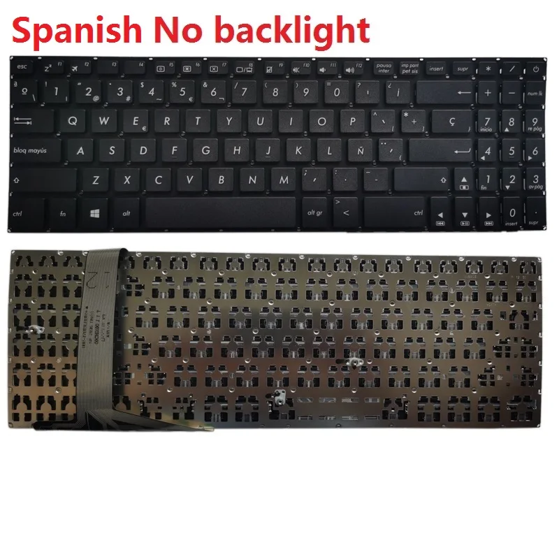 Teclado de Laptop sp Espanhol la Latina para Asus X570u X570ud X570z X570zd R570u R570ud R570z R570zd F570zd F570u F570ud K570u Teclado de substituição - Imagem 2