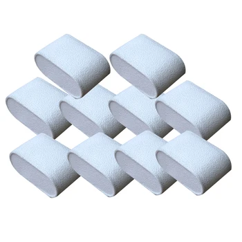 

10pcs/pack Watch Pillow Faux Velvet Portable Bedroom Jewelry Accessories Simple Solid Wristwatch Display Pad Home Storage Box