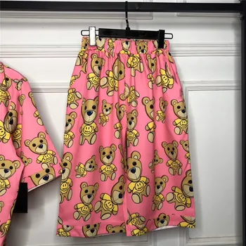 

2020 April New Produce Drew House Sleep Wear Bear Shorts Men Women Couples Hip-hop Oversized Just Bieber Beach Shorts Set Men
