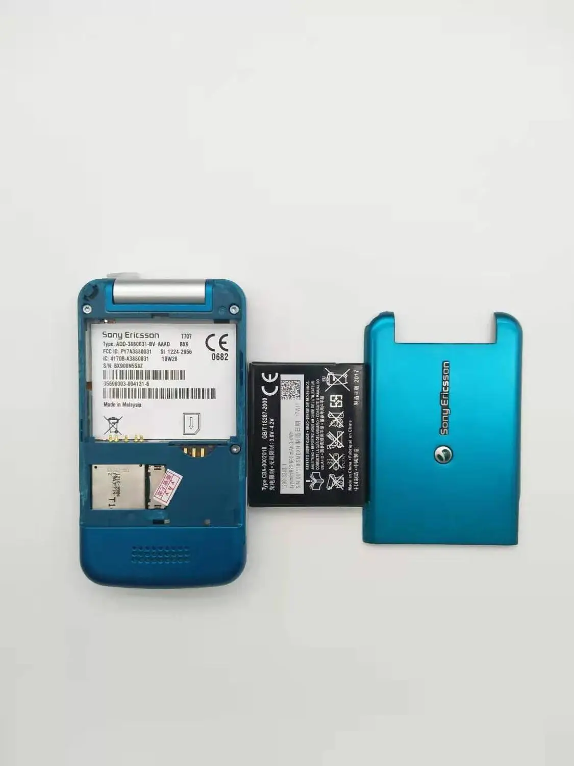 100% Оригинальный разблокированный мобильный телефон Sony Ericsson T707 Мобильный 3G с
