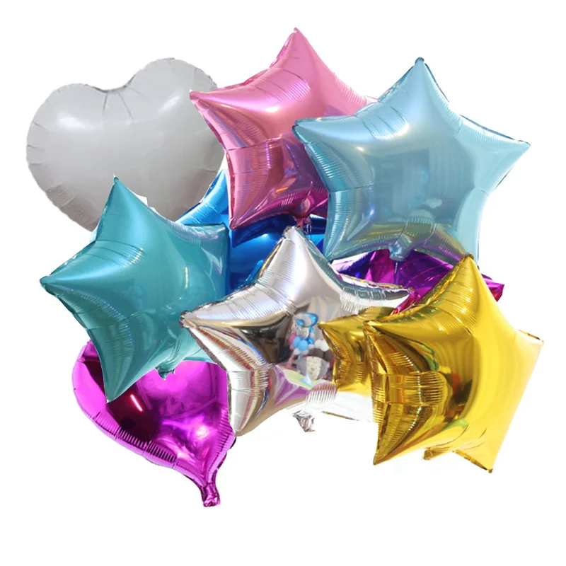 

1pcs 18 inch Five-pointed star foil balloon baby shower wedding children's birthday party decorations kids balloons globos