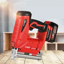 Перезаряжаемая литиевая батарея гвоздь пистолет прямой гвоздь код стальной гвоздь деревообрабатывающий инструмент F30/422/1022 газовый гвоздь беспроводной гвоздь ST