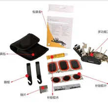 Стильный многофункциональный набор инструментов для ремонта велосипеда, ремонтный набор для ремонта шин, инструменты для ремонта автомобилей в коробке