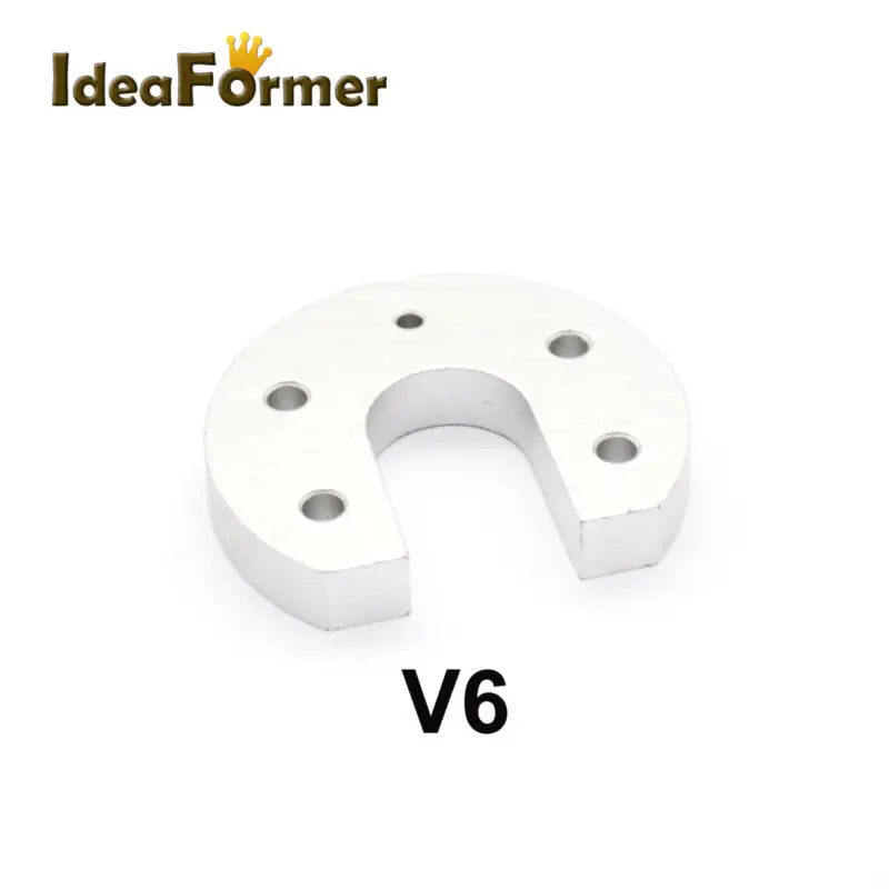 3d принтер V5 V6 Монтажная алюминиевая пластина u-образная Монтажная алюминиевая пластина для 3D-принтеров V5 V6 J-head Hot End