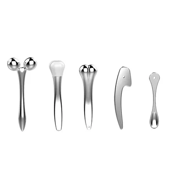 

5Pcs/Set Stainless Muscle Massage Gua Sha Scraping for Release Pain Relief Guasha Tools SPA Body Massage IASTM Tools