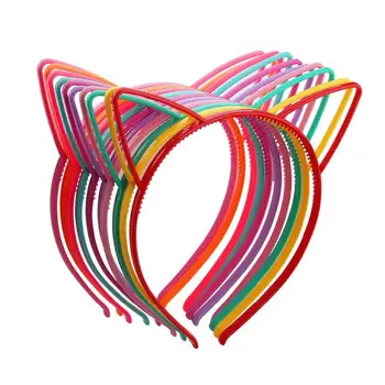 

1000pcs Girls's Cat ears Crown Tiara Princess With Plastic Animal hair Band Butterfly Bow Hoop Accessories