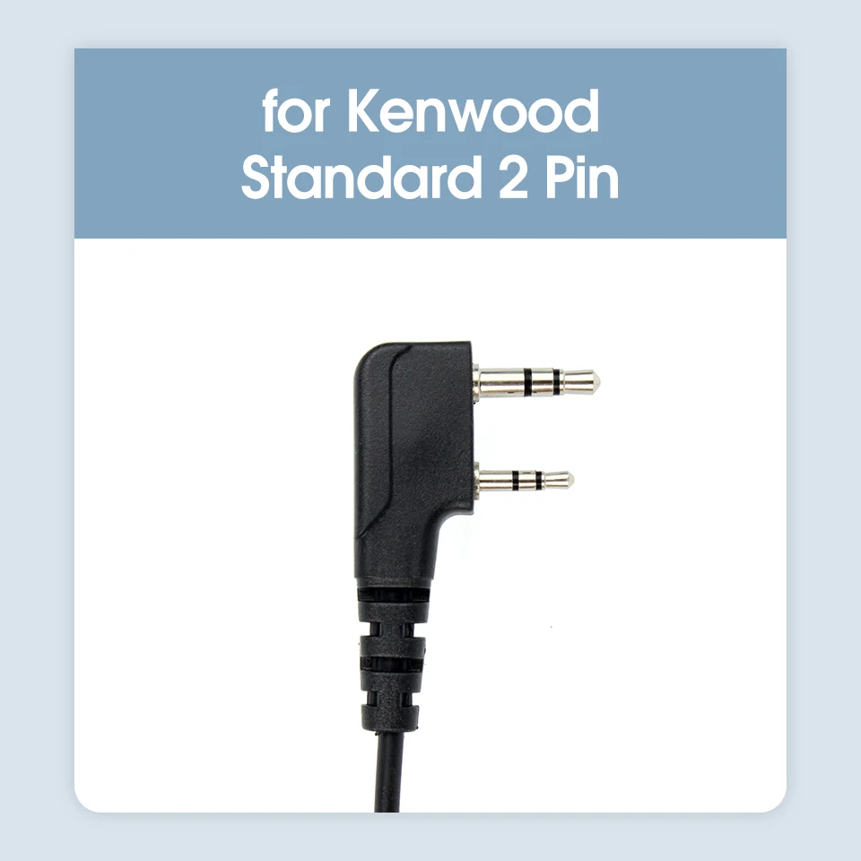 10pcs Walkie Talkie Headset Finger PTT Soft Microphone Earpiece For Kenwood For Baofeng UV-5R 888S Retevis RT5R H777