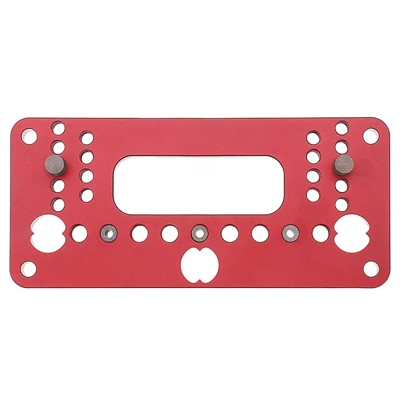 

Aluminum Alloy Knob and Pull Cabinet Hardware Jig Adjustable Door Drawer Handle Knob Pull Drill Template Woodworking Tool