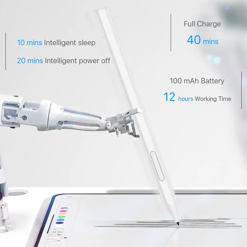 Сменный стилус-карандаш с отбраковкой ладони, Активная цифровая ручка для Apple iPad pro 11/12. 9/ Новинка 10,2 дюймов 7th Gen