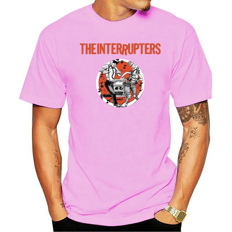 

2020 NEW T Shirt The Interrupters American Ska Punk Band Logo Mens Black