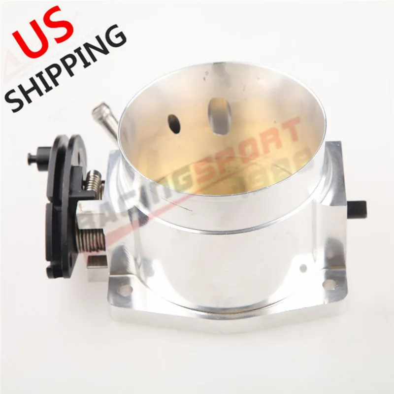 

US CNC T6 Aluminum 90mm Throttle Body Performance Part For GM LS LS2 LS3 LS7 LSX