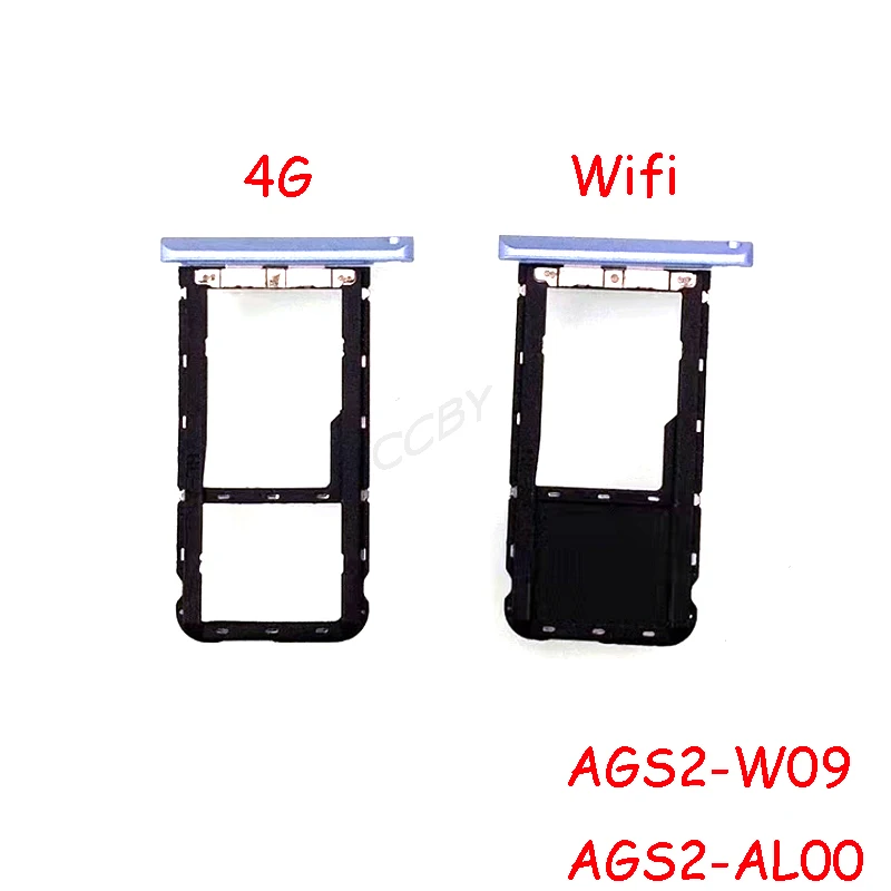 Para Huawei MediaPad T5 AGS2-AL00 AGS2-L09 AGS2-W09 10,1 pulgadas bandeja de tarjeta Sim recambio de soporte de ranura partes
