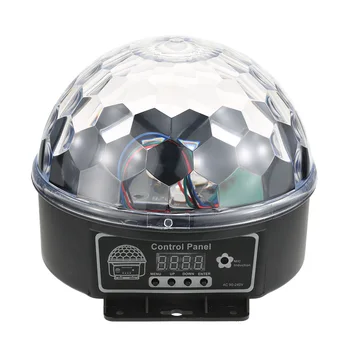 

DMX512 RGB Sound Control LED Stage Light Crystal Magic Ball Lamp Disco Light Wedding Party KTV DJ Stage Lighting