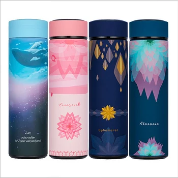 

New Design Cartoons Stainless Steel Vacuum Flasks 480ml Thermos Cup Coffee Tea Milk Travel Mug Thermo Bottle Gifts Thermocup