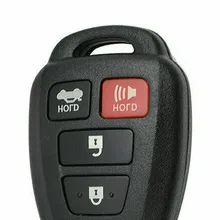

4 Buttons Key Shell No Electronic Internals RAV4 Remote Key Shell Case