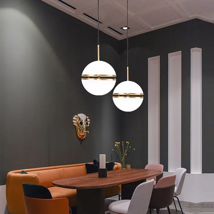 

Скандинавская маленькая люстра для ресторана, Современная Минималистичная барная стойка, прикроватная Светодиодная лампа для спальни, гостиной