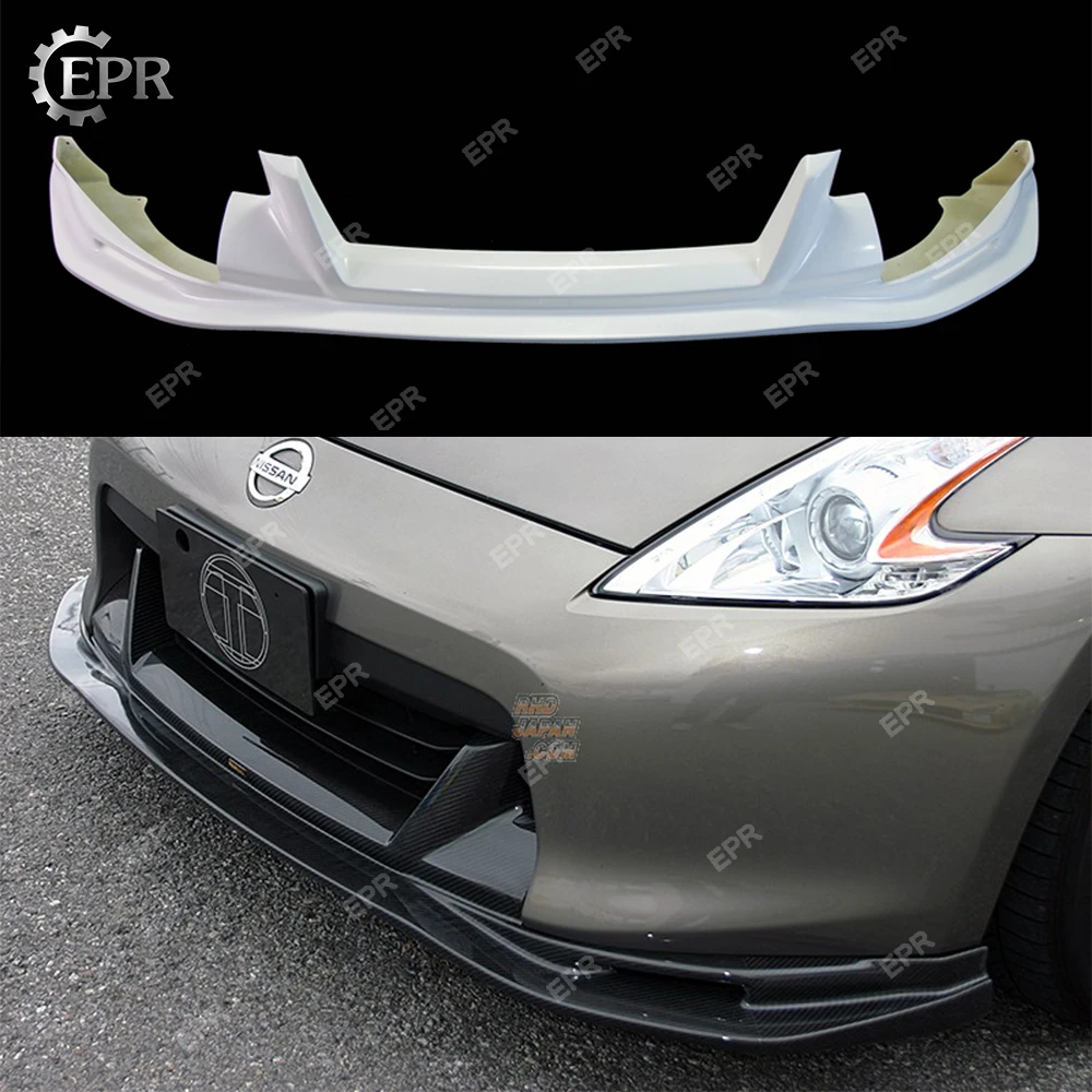 2009-2012 для Nissan 370Z Z34 Zenki ранняя модель Топ секретное стекло/углеродное волокно Передняя уплотнительная прокладка(Предварительно Подтяжка) Комплект кузова 370Z Racing