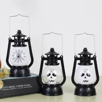 

Halloween Retro LED Candle Light Decoration Light Safe Durable Battery Powered LED Lantern Realistic Candle Light