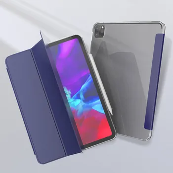 

case for ipad pro 11 2020 Soft Ultra-Thin TPU Slim-Fit Trifold Stand Smart Cover Auto Wake/Sleep Shock-Proof Case For Ipad PRO