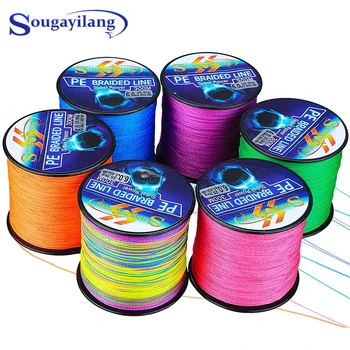 BIG DISCOUNT ❤️ Sougayilang 4 Strands Braided Fishing Line 0.6-8.0# 300M PE Fishing Line 6.3-32.8kg Multifilament Fishing Line Smooth Pesca - discount item 5% OFF Sports & Entertainment