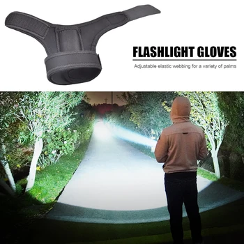 

Torch Arm Strap Glove Outdoor Cycling Adjustable Diving Flashing Holder Gloves Portable Waterproof Cycling Elements