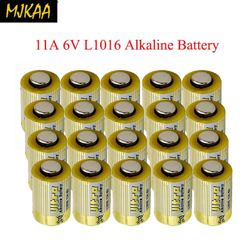 20 шт./лот 11A 6 в первичные сухие батареи L1016 щелочные ключи для автомобиля