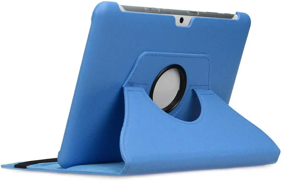 Skyblue Чехол для Samsung Galaxy Tab 2 P5100 P5110 P7500 P7510 10,1, вращающийся чехол, откидной Чехол из искусственной кожи с подставкой, чехол Funda Capa Para - Цвет: Skyblue