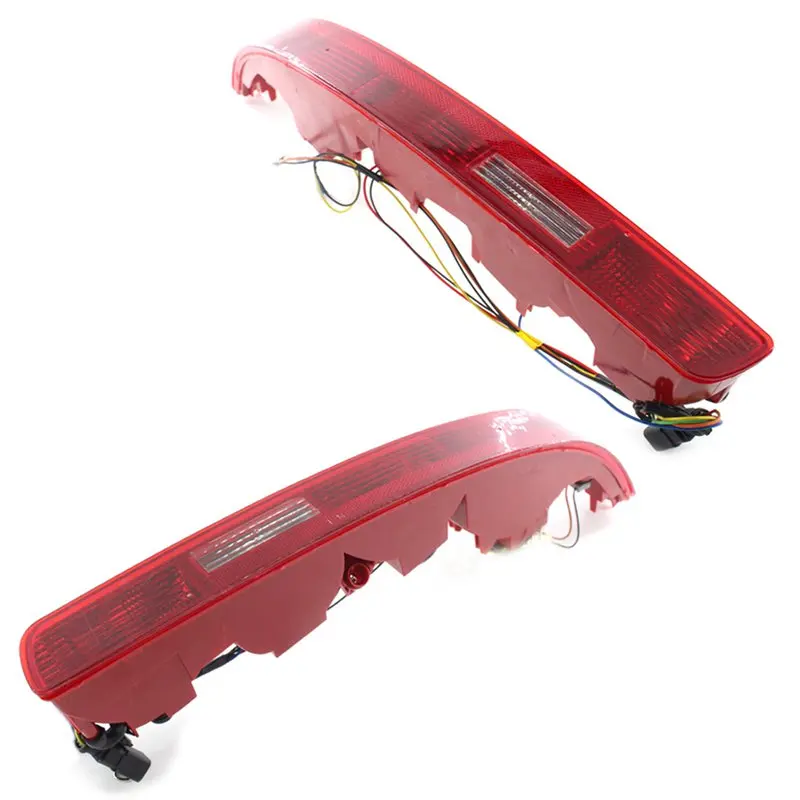 Usa Type Driver Side Lower Bumper Reflector Tail Light Reverse Stop Lamp With Led Bulbs Rear For