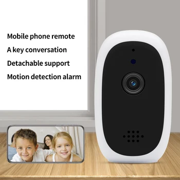 

HD 720P Home Security Camera Intercom Night Vision Camera for Pet House Monitor US Plug