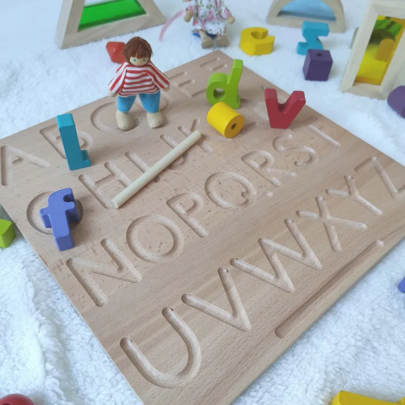 Языковая игрушка английская столица алфавит буквы доска Монтессори