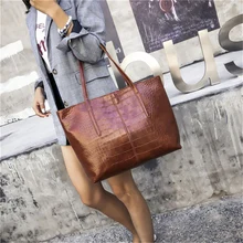 Роскошная винтажная сумка, женская сумка, Женская Ретро большая сумка на плечо, Женская высококачественная повседневная сумка, большая сумка